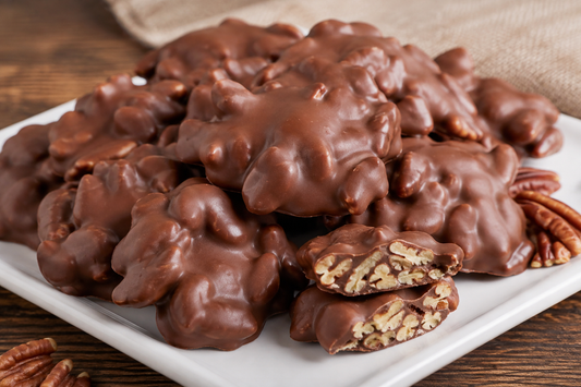Chocolate Covered Pecan Clusters